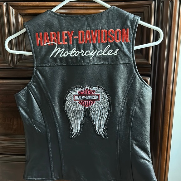 Harley Davidson leather vest - Picture 4 of 4